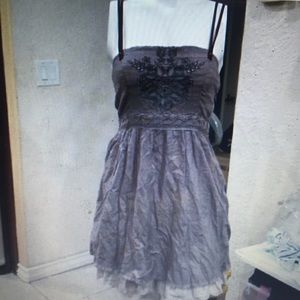 Free people Patras sheerest crisscross strap dress